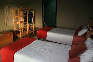 Bedroom in Serengeti North Camp - Gay Expeditions