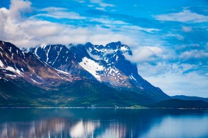 Idyllic Norwegia Fjord