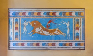Minoan Art Bull Riders